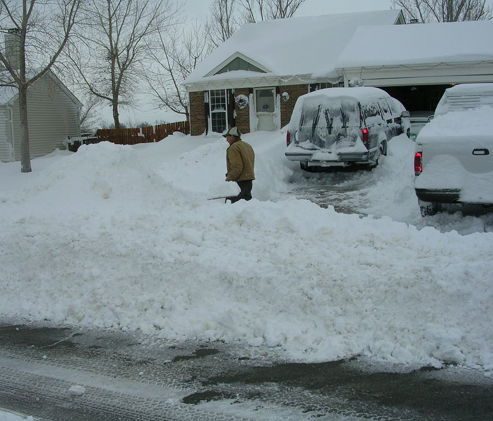 Snow Plow Driveway