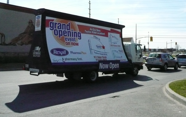 Mobile billboard advertisement