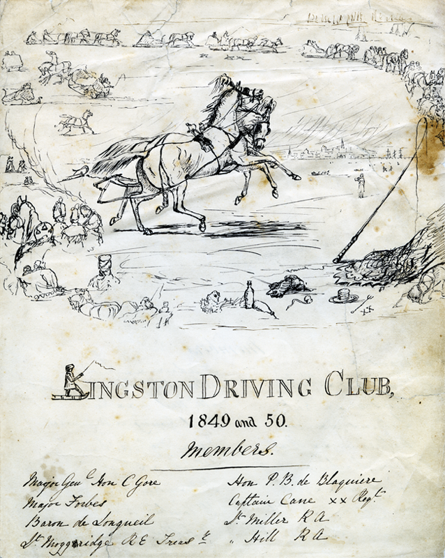 The Kingston Driving Club, Major Crofton, Kingston, Ontario