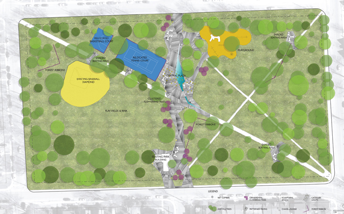 Victoria Park, Vic Park, design, Kingston, Ontario