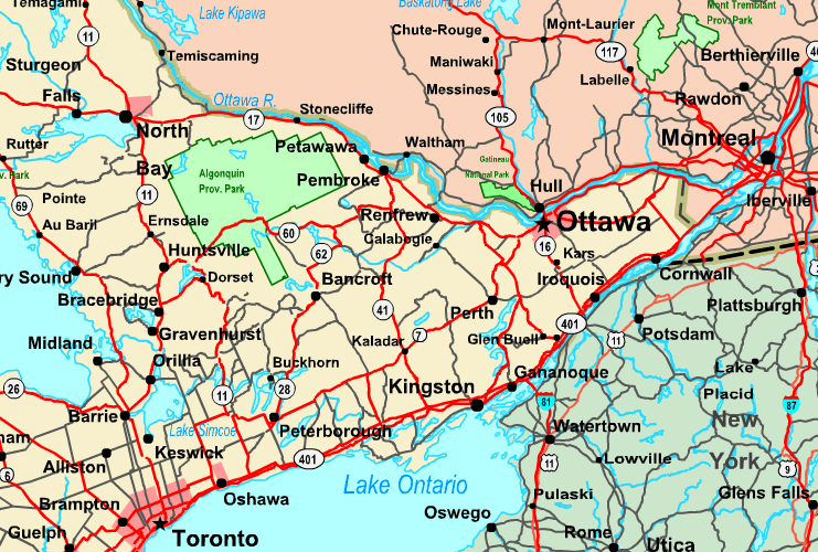 Map Of Eastern Ontario Provincial Funding Supports Program Delivery In Eastern Ontario  Municipalities